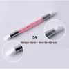 Double-ended Silicone Press Pen Wedge Deer Hoof Brush Nail Supplies Carving DIY Glitter Powder Sticker Manicure Tips Nail Tool 2