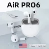 Original Pro 6 TWS Wireless Bluetooth Earphones Headphones Mini Fone Earphone Stereo Sport Headset For Xiaomi Android Earbuds 1
