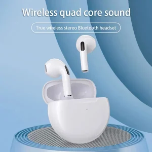 Original Air Pro 6 TWS Wireless Bluetooth Headset 5.3 Headphone Mini Earphone with Mic Charging Box for Xiaomi iPhone Earbuds 2