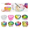 Glass Acrylic Powder Liquid Nail Crystal Cup With Lid Aurora Colorful Dappen Bowl Cup Holder Container Equipment Nail Art Tools 1