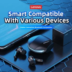 Choice Lenovo GM2 Pro TWS Wireless Headphones Earphone Bluetooth-compatible 5.3 Waterproof Headset with Mic for Xiaomi iPhone 2