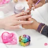 Glass Acrylic Powder Liquid Nail Crystal Cup With Lid Aurora Colorful Dappen Bowl Cup Holder Container Equipment Nail Art Tools 2
