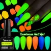 7ml Fluorescent Glow In Dark Gel Nail Polish Neon Luminous Gel Polish Summer Nails Semi Permanent Soak Off Nail Art UV Varnish 1