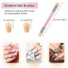 Sponge Nail Brush Picking Dotting Gradient Pen Brush Double Head Sponge Nail Brush Handle Acrylic Nail Painting Brush 2