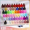 LILYCUTE 7ml Gel Nail Polish Black Red White 125 Colors Varnis Semi Permanent UV Gel Nail Supplies Soak off UV LED Gel for Nails 4