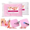 Misscheering Nail Polish Remover Wipes Nail Cleaning Pads, Non Woven Nail Pads for Women Girl Beauty Salon Nail Art Tool 2