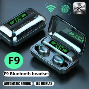 TWS F9-5 Earphone Bluetooth Earphones Wireless Headphones Hifi Stereo Sports Earbuds Headset Hearing Aids With Mic Handfree 1