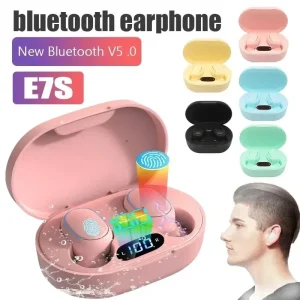 E7S TWS Wireless Headphones Bluetooth earphone Control Sport Headset Waterproof Microphone Music Earphone Work On All Smartphone 1