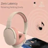 #NEW Fashion Wireless Bluetooth Headphones Over Ear HIFI Stereo Headsets True Sports With Earphones TF/AUX Music Player with Mic 2