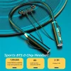 Wireless Neckband Headphones V5.2 Hifi Stereo Sports Neckband Headset Waterproof Earbuds For Outdoor Running 098 1