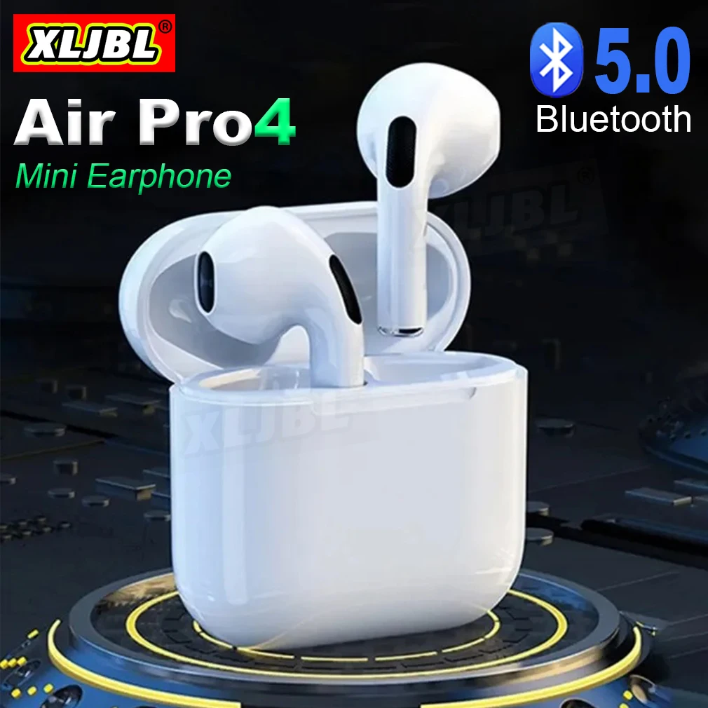 Air Pro 4 Wireless Earphone Bluetooth 5.0 Headphones HD Call Waterproof Sports Headsets TWS Pods with dual mic For All Phone 1