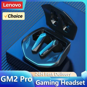 Choice Lenovo GM2 Pro TWS Wireless Headphones Earphone Bluetooth-compatible 5.3 Waterproof Headset with Mic for Xiaomi iPhone 1