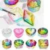 Glass Acrylic Powder Liquid Nail Crystal Cup With Lid Aurora Colorful Dappen Bowl Cup Holder Container Equipment Nail Art Tools 3