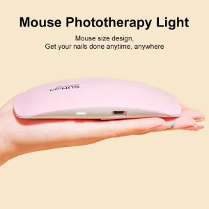 6W Mini Nail Dryer Machine Portable 6 LED UV Manicure Lamp Home Use Nail Lamp For Drying Polish Varnish With USB Cable 2