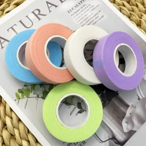 5Pcs Breathable Medical Paper Tapes Eyelash Extension Professional Lashes White Tape Eye False Lashes Patch Eyelid Sticker 2