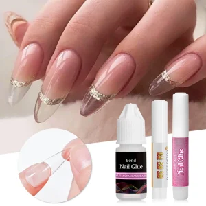 1/2/3g Bond Nail Glue Fast-Dry Adhesive Acrylic Art False Tips 3D Decoration Nail Tips Nail Rhinestone Glue Adhesive Tools 2