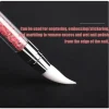Double-ended Silicone Press Pen Wedge Deer Hoof Brush Nail Supplies Carving DIY Glitter Powder Sticker Manicure Tips Nail Tool 3