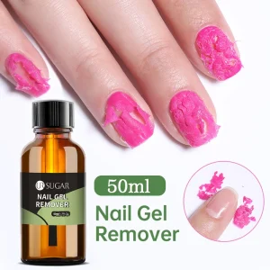 UR SUGAR 50ML 50ml Nail Gel Remover 3-5 Mins Fast Remover Magic Nail Gel Polish Soak Off UV LED Nail Art Base Gel Top Coat Manic